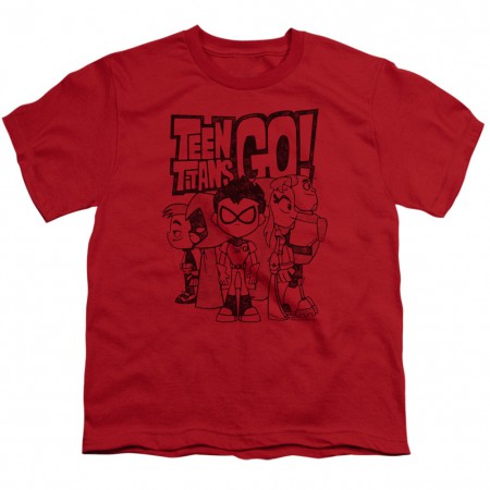 Teen Titans Go! Team Up Youth Tshirt
