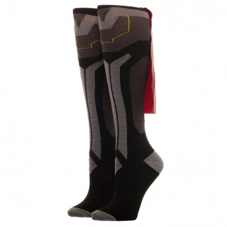 Thor Knee High Juniors Grey Costume Cape Socks
