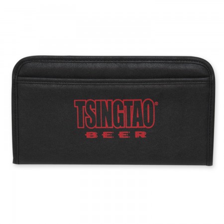 Tsingtao Beer Black Leather Wallet