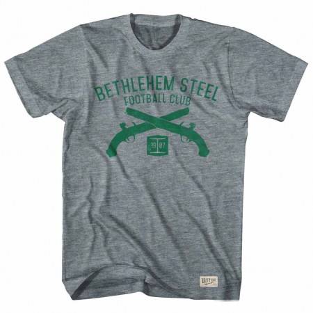 Bethlehem Steel Soccer Club Pistols Gray T-Shirt