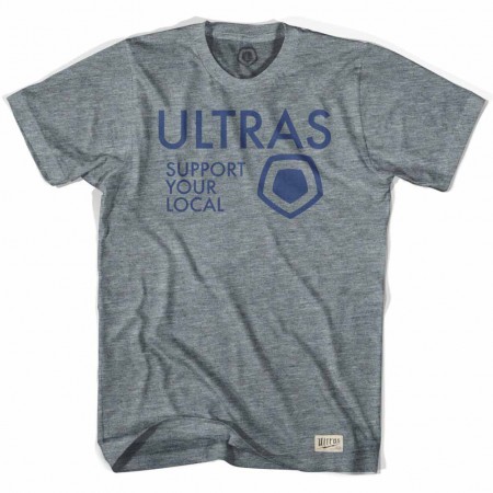 Ultras Support Your Local Soccer Gray T-Shirt