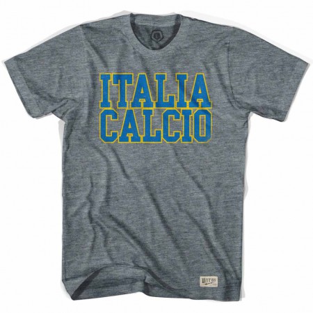 Italy Italia Calcio Nation Soccer Gray T-Shirt