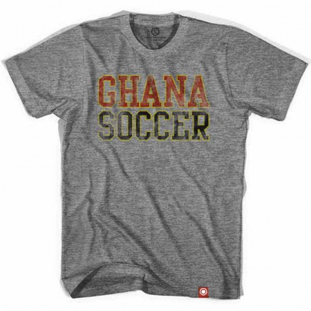 Ghana Soccer Nation Gray T-Shirt