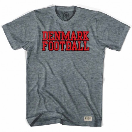 Denmark Football Soccer Gray T-Shirt