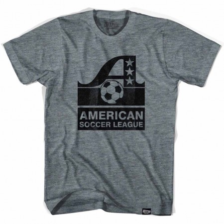 ASL American Soccer League Vintage Gray T-Shirt