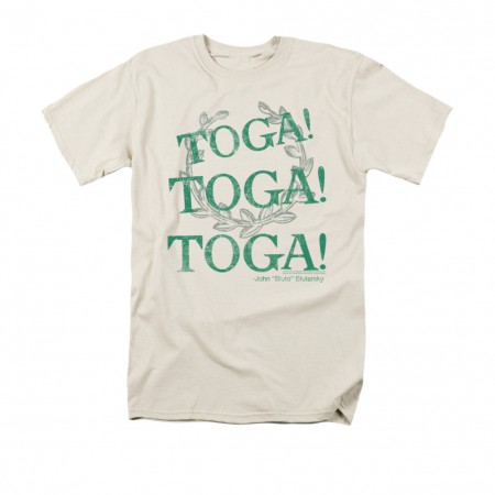 Animal House Men's Cream Toga! Toga! Toga! T-Shirt