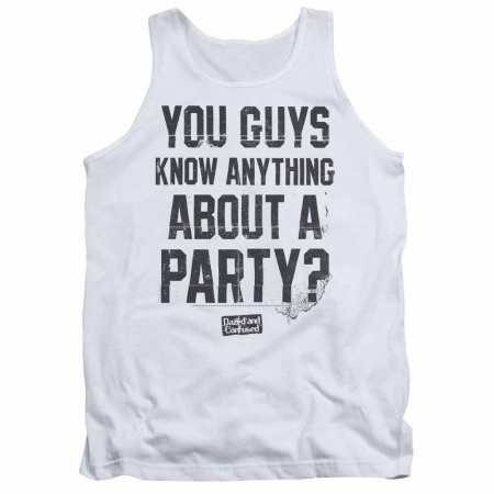Dazed And Confused Party Time White Tank Top