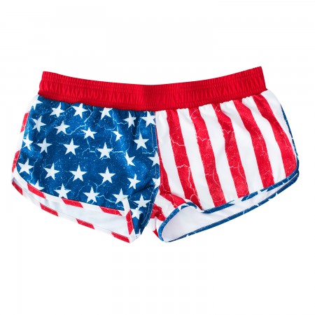 USA Patriotic Women's Beach Shorts