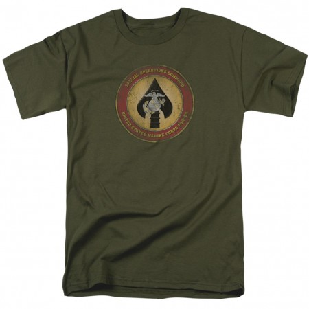 US Marines Special Operations Command Green Tshirt