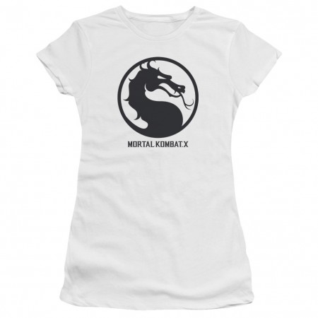 Mortal Kombat X Seal White Juniors T-Shirt