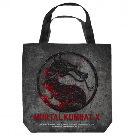 Mortal Kombat Logo Tote Bag