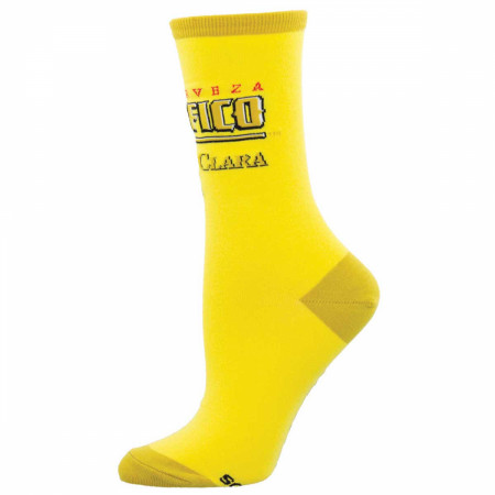Pacifico Cerveza Clara Classic Yellow Brand Women's Socks