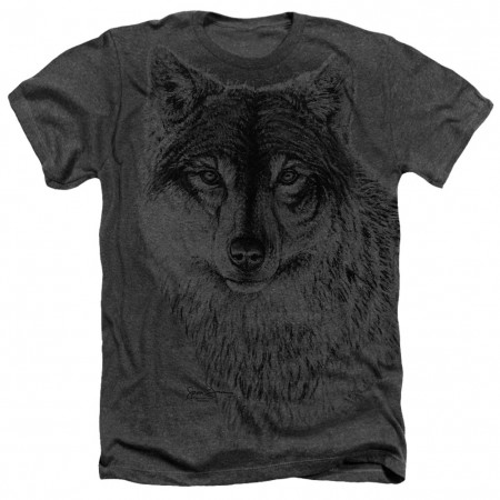 Wolf Face Hunting and Fishing Tshirt