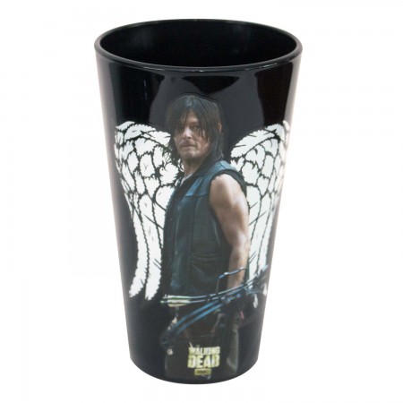 Walking Dead Black Daryl Pint Glass