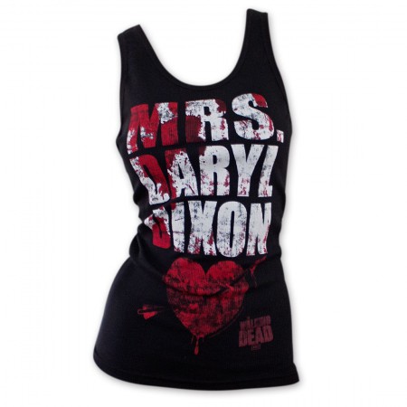 The Walking Dead Mrs. Daryl Dixon Blood Splatter Tank Top