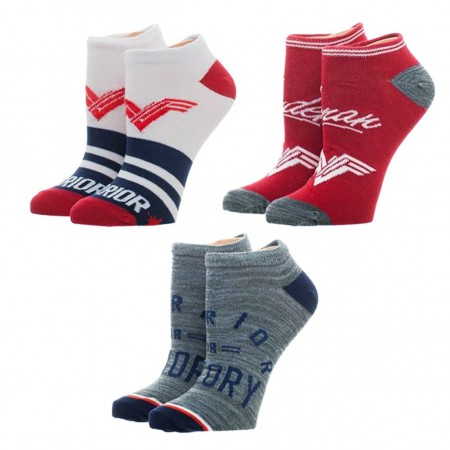 Wonder Woman 3-Pack Ankle Socks