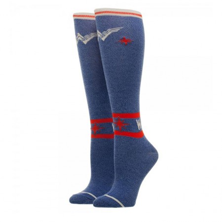 Wonder Woman Knee High Ladies Socks