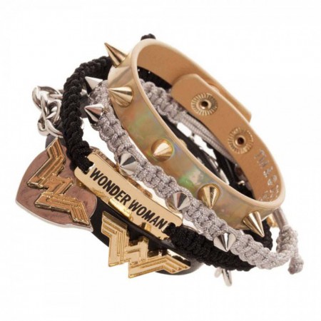 Wonder Woman Superhero Bracelet Set