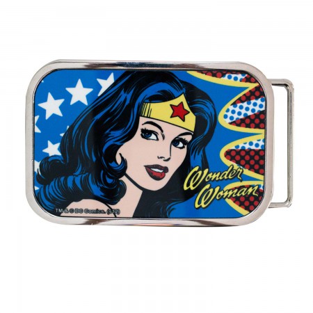 Wonder Woman Face Belt Buckle