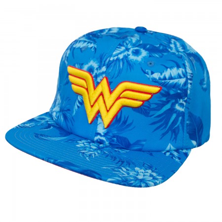 Wonder Woman Floral Adjustable Hat