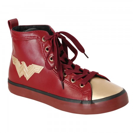 Wonder Woman PU High Top Sneakers