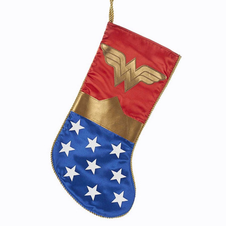 Wonder Woman Logo Holiday Stocking