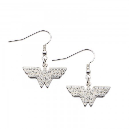 Wonder Woman Stainless Steel Dangle Earrings