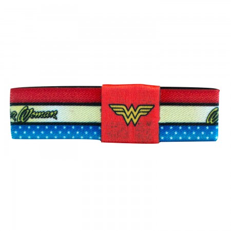 Wonder Woman Logo Elastic Bracelet