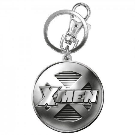X-Men Logo Marvel Comics Pewter Keychain