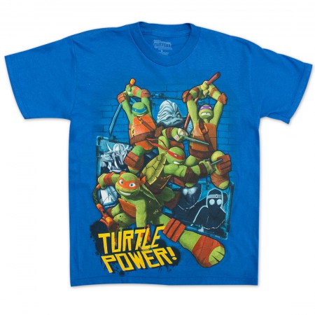 Teenage Mutant Ninja Turtles "Turtle Power" Boys 8-20 TShirt - Royal Blue
