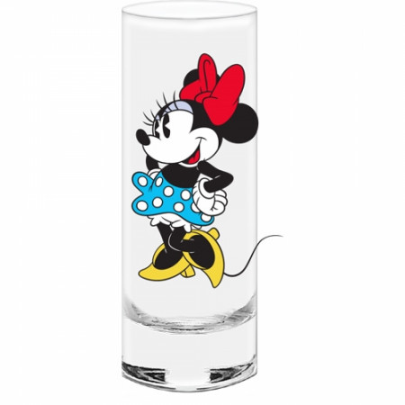 Minnie Mouse Blue Bottom Shot Glass