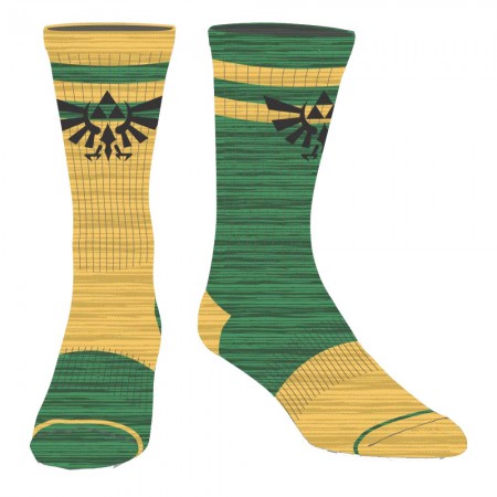 The Legend Of Zelda Nintendo Flipped Colors Men's Crew Socks
