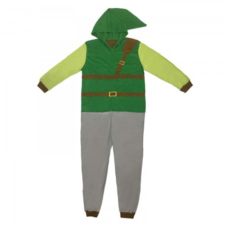 The Legend Of Zelda Link Pajama Union Suit Men's Costume