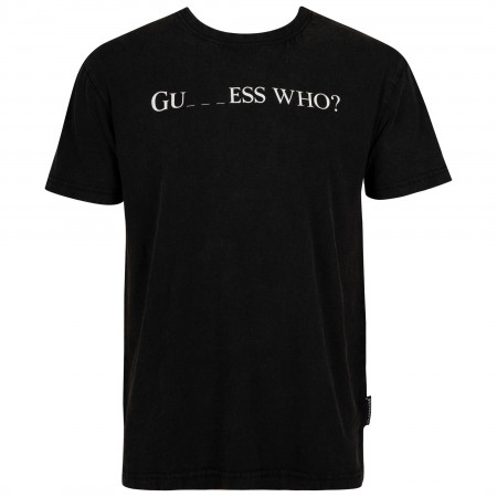 Guinness Guess Who Black Tee Shirt