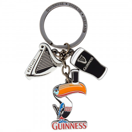 Guinness Toucan Charms Keychain