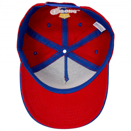 Corona Skull Blue And Red Adjustable Snapback Hat