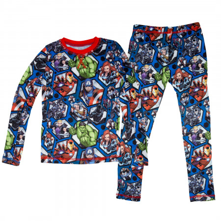 Avengers Marvel Big Boys 2-Piece Pajama Set