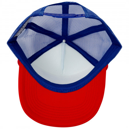 Busch Light Beer Logo Red  White  and Blue Adjustable Snapback Mesh Trucker Hat