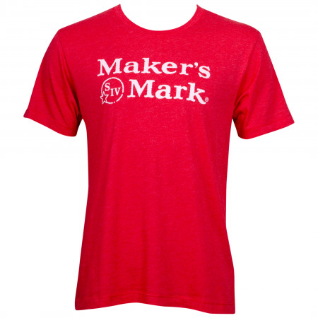 Maker's Mark Men's Red Eco Friendly T-Shirt