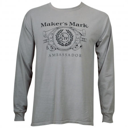 Maker's Mark Eco Friendly Grey Long Sleeve Shirt