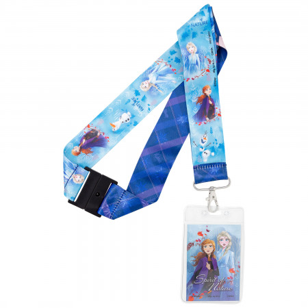 Frozen 2 Elsa and Anna Lanyard