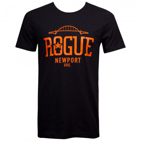 Rogue Ales Men's Black Newport T-Shirt