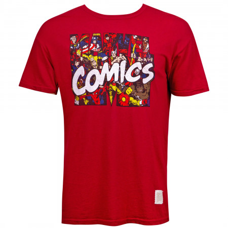 Marvel Comics Logo Retro Brand Vintage T-Shirt