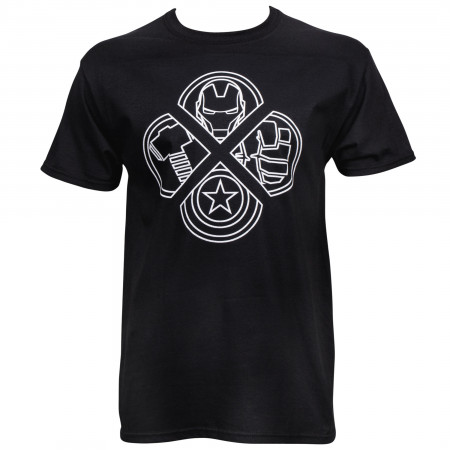 Avengers Logos Tshirt