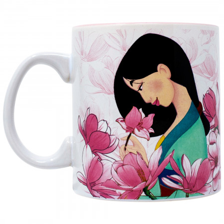 Disney Mulan Flowers 20 Ounce Ceramic Mug