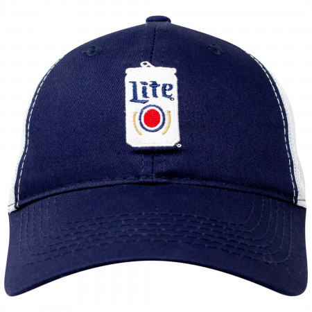 Miller Lite Beer Can Design Adjustable Trucker Hat