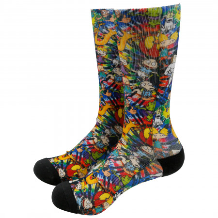 Nickelodeon Nicktoons Print All Over Socks