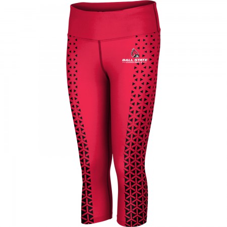 ProSphere Women's Ball State University Geometric Capri Length Tight
