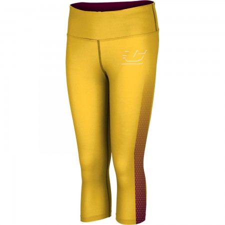 ProSphere Women's Central Michigan University Zoom Capri Length Tight