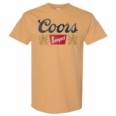 Coors Banquet Classic Logo  Gold Colorway T-Shirt